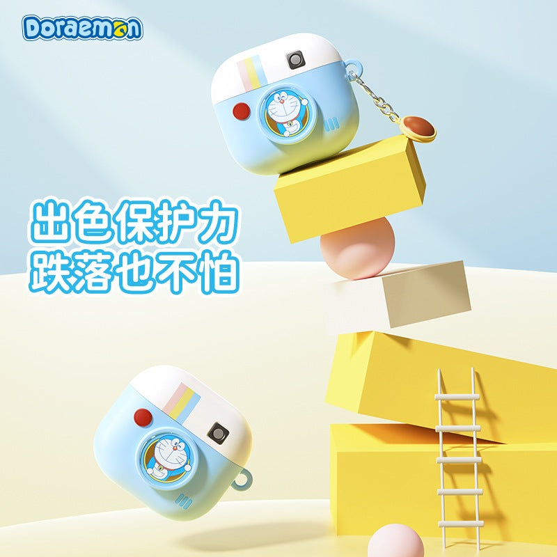 【洛克空間】正版現貨 哆啦A夢 耳機殼 保護殼 AirPods4 耳機包 超高吸睛率 小叮噹 耳機套 掛飾 吊飾 商品圖片 4