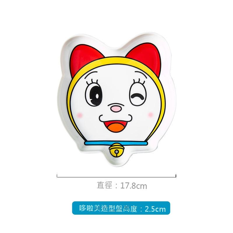 【清和】正版現貨 哆啦A夢 造型盤 高顏值 盤子 水果盤 點心盤 菜盤 餐具 小叮噹 哆啦a夢 陶瓷 禮物 哆啦美 規格圖片 4
