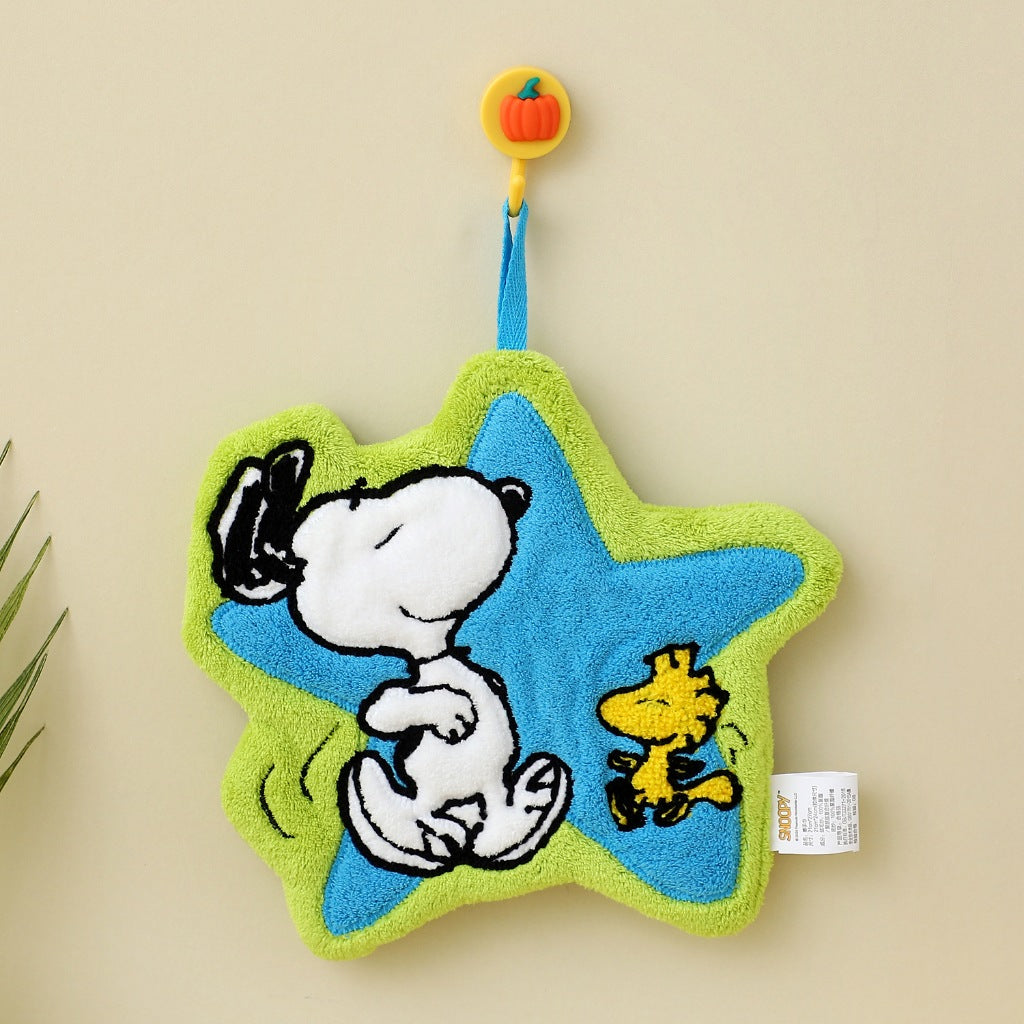 【現貨】 正版 史努比 擦手巾 洗手巾 SNOOPY 洗手間必備 快速吸乾 送禮 廚房擦手 規格圖片 7