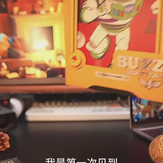 【馬克圖布】正版 迪士尼 巴斯光年 小夜燈 路障造型燈 氛圍燈 擺件 公仔 送禮 商品影片