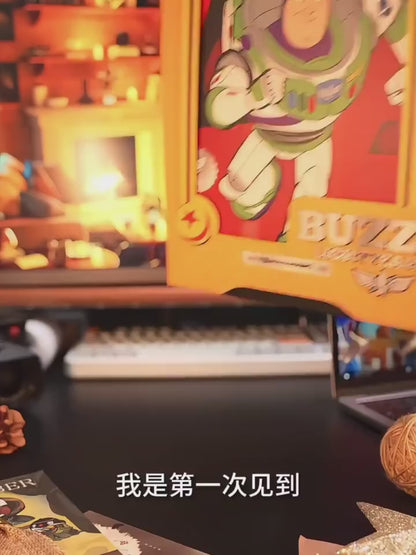 【馬克圖布】正版 迪士尼 巴斯光年 小夜燈 路障造型燈 氛圍燈 擺件 公仔 送禮 商品影片