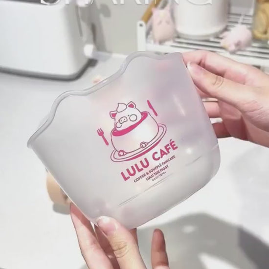 【川島屋】正版現貨 lulu豬 蛋液量杯 淘米杯 過濾杯 量杯 送禮 商品影片