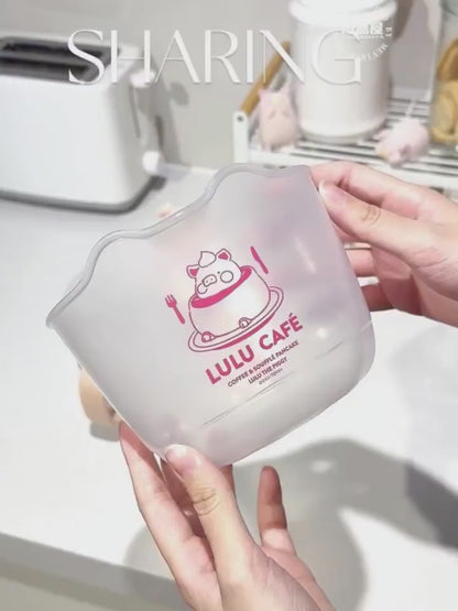 【川島屋】正版現貨 lulu豬 蛋液量杯 淘米杯 過濾杯 量杯 送禮 商品影片