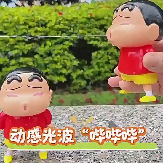【魔卡丘】正版 蠟筆小新 水槍 玩具 整蠱 全身小新 夏日 療愈解壓 趣味擺件 新之助 送禮 商品影片