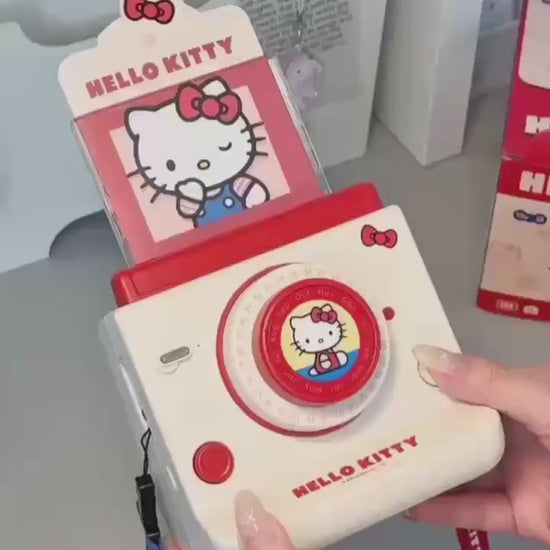 【馬克圖布】現貨 三麗鷗 KT貓 拍立得造型擺件 公仔 臥室 送禮 Hello Kitty 商品影片