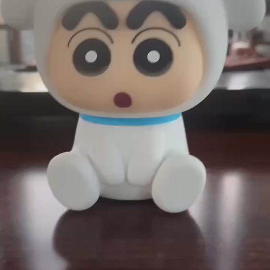 【衛青】現貨 蠟筆小新 小白 小夜燈 拍拍燈 節能燈 牀頭燈 睡眠燈 無需電池 新之助 小白 商品影片