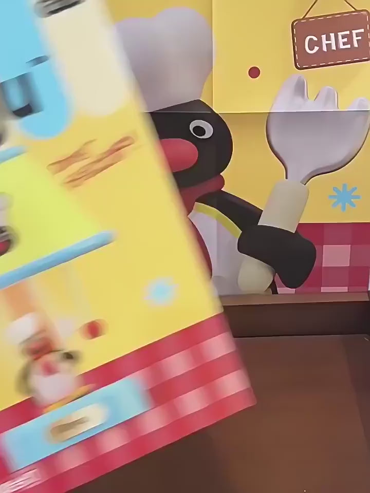 【馬克圖布】正版現貨 Pingu 好運出爐小夜燈 檯燈 氛圍燈 牀頭燈 臥室 送禮 廚師必備 商品影片