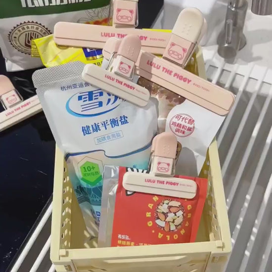 【川島屋】正版現貨 lulu豬 夾子 封口夾 密封夾 防潮保鮮 塑料袋夾 茶葉夾 薯片零食夾子 送禮 商品影片