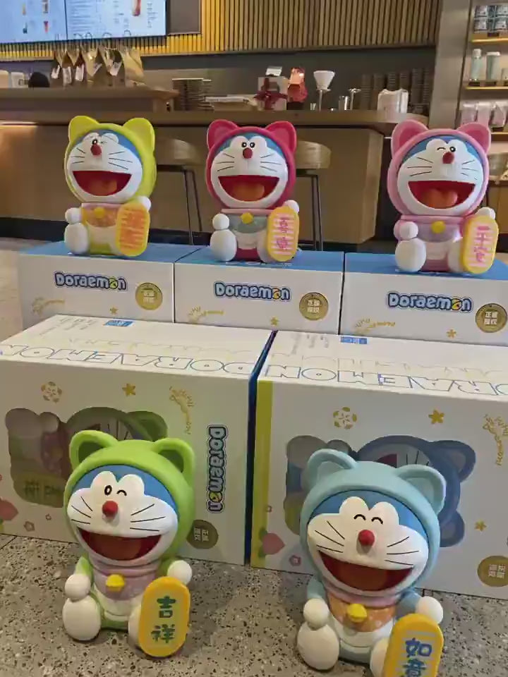 【超逗熊】現貨 哆啦A夢 祝福系列 存錢罐 零錢罐 存錢筒 撲滿 小叮噹 哆啦a夢 裝飾 大公仔 商品影片
