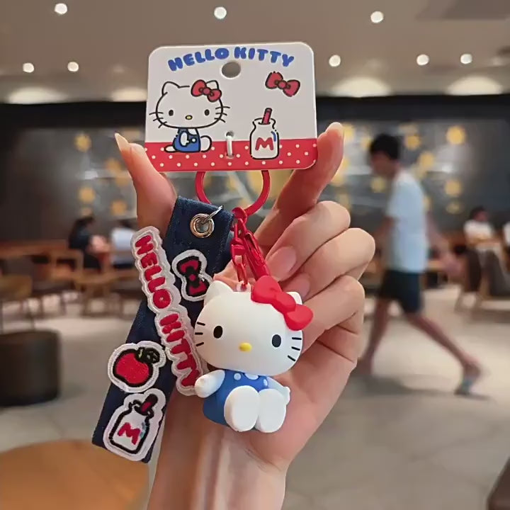 【超逗熊】現貨 三麗鷗 KT貓 鑰匙圈 鑰匙扣 吊飾 掛件 送禮 商品影片