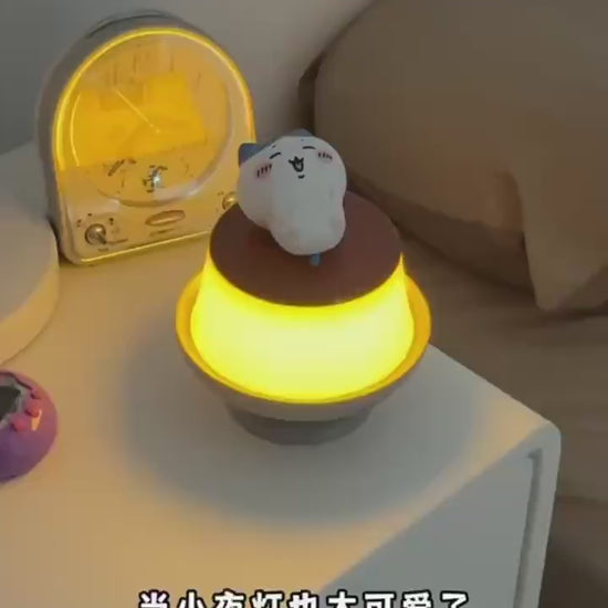 【馬克圖布】現貨 吉伊卡哇 小夜燈 布丁燈 磁吸可旋轉 哈奇喵 CHiiKAWA 烏薩奇 送禮 商品影片