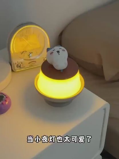 【馬克圖布】現貨 吉伊卡哇 小夜燈 布丁燈 磁吸可旋轉 哈奇喵 CHiiKAWA 烏薩奇 送禮 商品影片