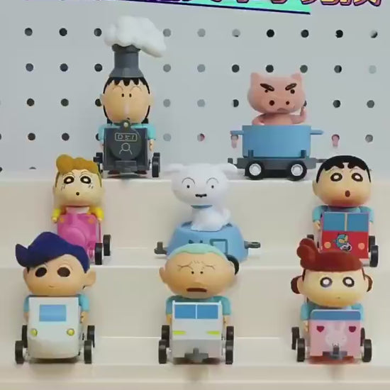 【52TOYS】現貨 蠟筆小新 火車小分隊 公仔 擺件 盲盒 送禮 新之助 商品影片