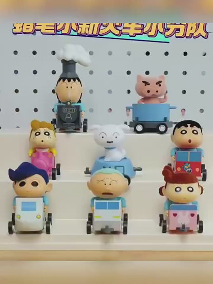 【52TOYS】現貨 蠟筆小新 火車小分隊 公仔 擺件 盲盒 送禮 新之助 商品影片