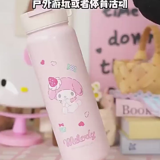 【杯具熊】正版 三麗鷗 美樂蒂  保溫杯 保溫瓶 水杯 水壺 韓國品牌 杯具熊 送禮 316高級材質 商品影片