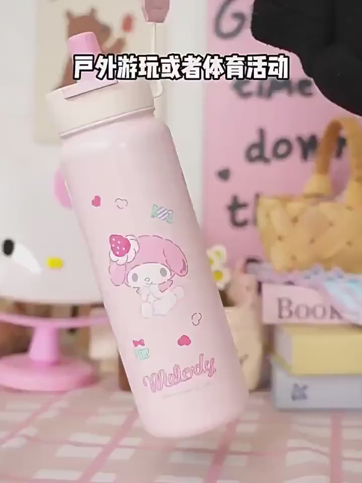 【杯具熊】正版 三麗鷗 美樂蒂  保溫杯 保溫瓶 水杯 水壺 韓國品牌 杯具熊 送禮 316高級材質 商品影片