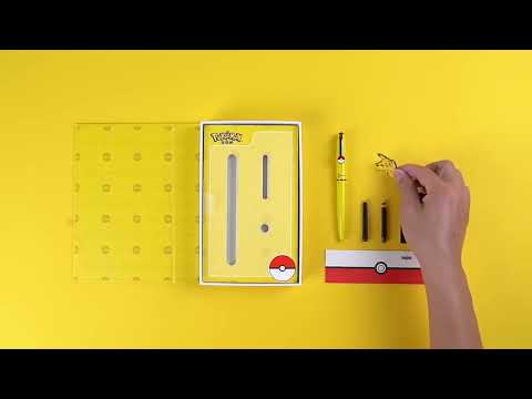 【畢加索】正版 寶可夢 鋼筆禮盒套裝 Pokemon 練鋼筆 文具 國中 練字 皮卡丘 小火龍 傑尼龜 生日 禮物 商品影片