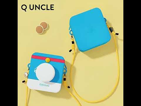 【Q UNCLE】正版現貨 哆啦A夢 矽膠百寶袋相機包 零錢包 包包 硬幣包 耳機包 吊飾 小叮噹 哆啦a夢 收納包 商品影片