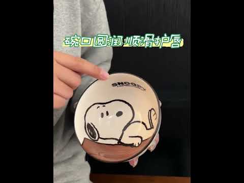 【曙曦】正版現貨 史努比 經典禮盒裝 飯碗 米飯 陶瓷材質 可微波清蒸 禮盒包裝 送禮 snoopy 曙曦 商品影片