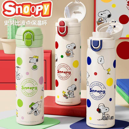 【波點】現貨 史努比 保溫杯 保溫瓶 316L最好材質 500ml 送禮 商品圖片 1