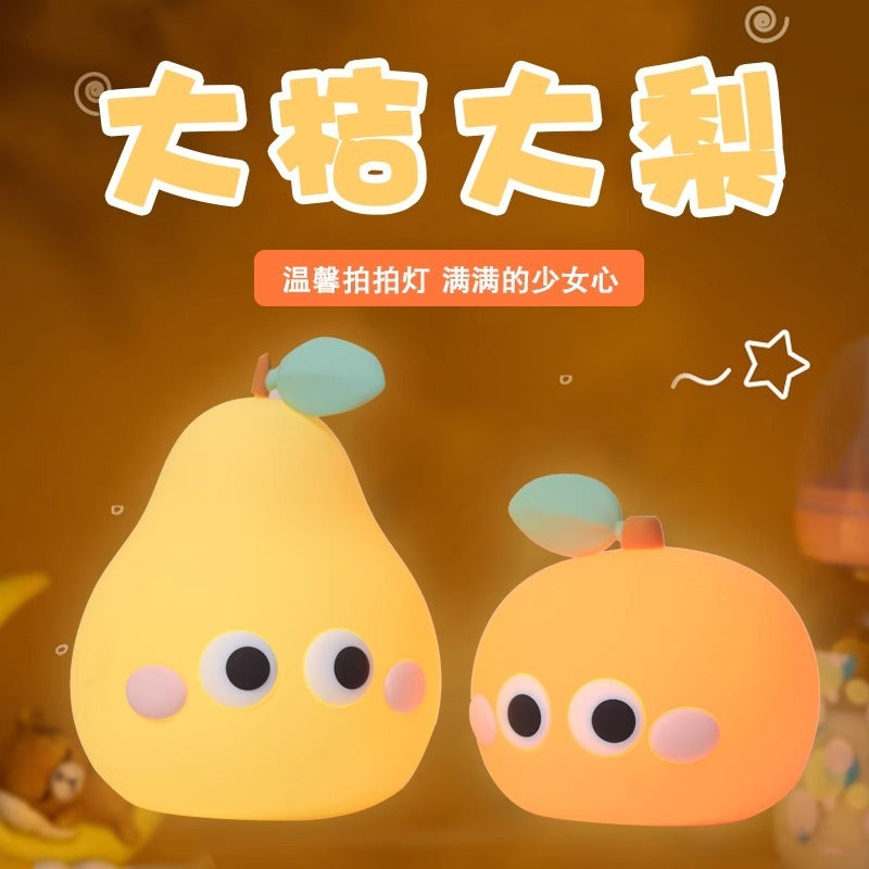 【現貨】大吉大利 療癒 拍拍燈 LED小夜燈 氛圍燈 禮物 手機支架 矽膠充電 商品圖片 1