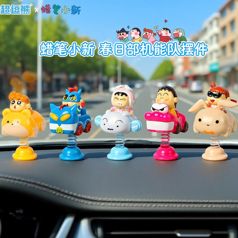 【超逗熊】正版 蠟筆小新 擺件 春日部機能隊 公仔 新之助 送禮 汽車 動感小新 阿呆 小葵 商品圖片 1