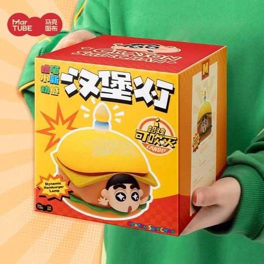 【馬克圖布】現貨 蠟筆小新 漢堡燈 小夜燈 生日禮物 禮盒包裝 新之助 商品圖片 1
