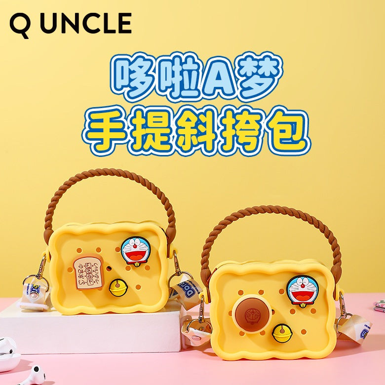 【Q UNCLE】正版現貨 哆啦A夢 DIY手提方包 零錢包 包包 硬幣包 耳機包 吊飾 小叮噹 掛件 哆啦a夢 收納包 商品圖片 1