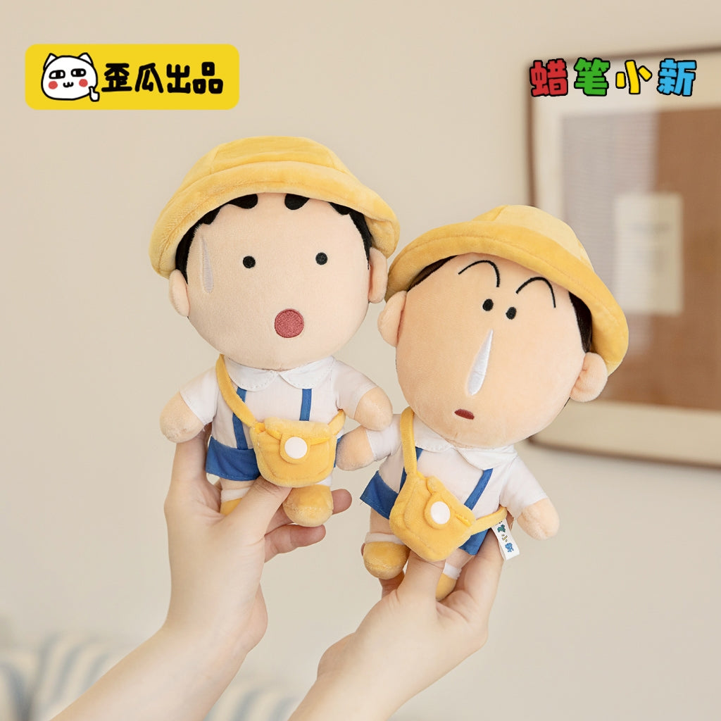 【漫貓】現貨 蠟筆小新 豆豆眼小新校服公仔 阿呆 可愛女生動漫周邊玩偶 卡通創意裝飾 送禮 商品圖片 1
