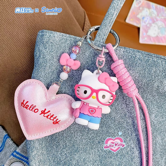 【冉紅】正版現貨 三麗鷗 鑰匙圈 鑰匙扣 掛件 吊飾 復古系列 KT貓 HelloKitty 送禮 商品圖片 1