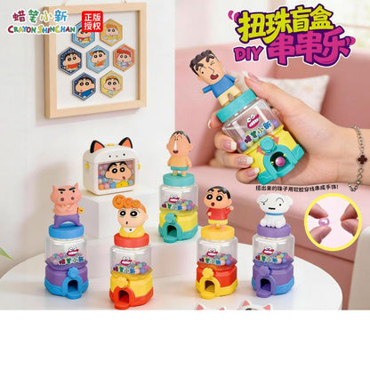 【魔卡丘】正版 蠟筆小新 扭珠機 玩具 扭蛋 串珠 雙玩法 盲盒款式 送禮 新之助 商品圖片 1