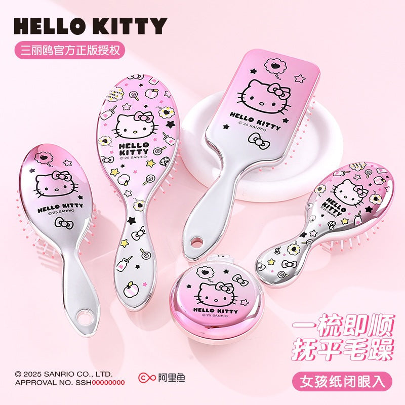 【包包寶】現貨 三麗鷗 梳子 Hello Kitty 直髮順髮梳 乾溼兩用氣墊梳 美髮梳 送禮 商品圖片 1