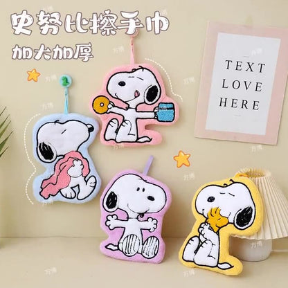 【現貨】 正版 史努比 擦手巾 洗手巾 SNOOPY 洗手間必備 快速吸乾 送禮 廚房擦手 商品圖片 1