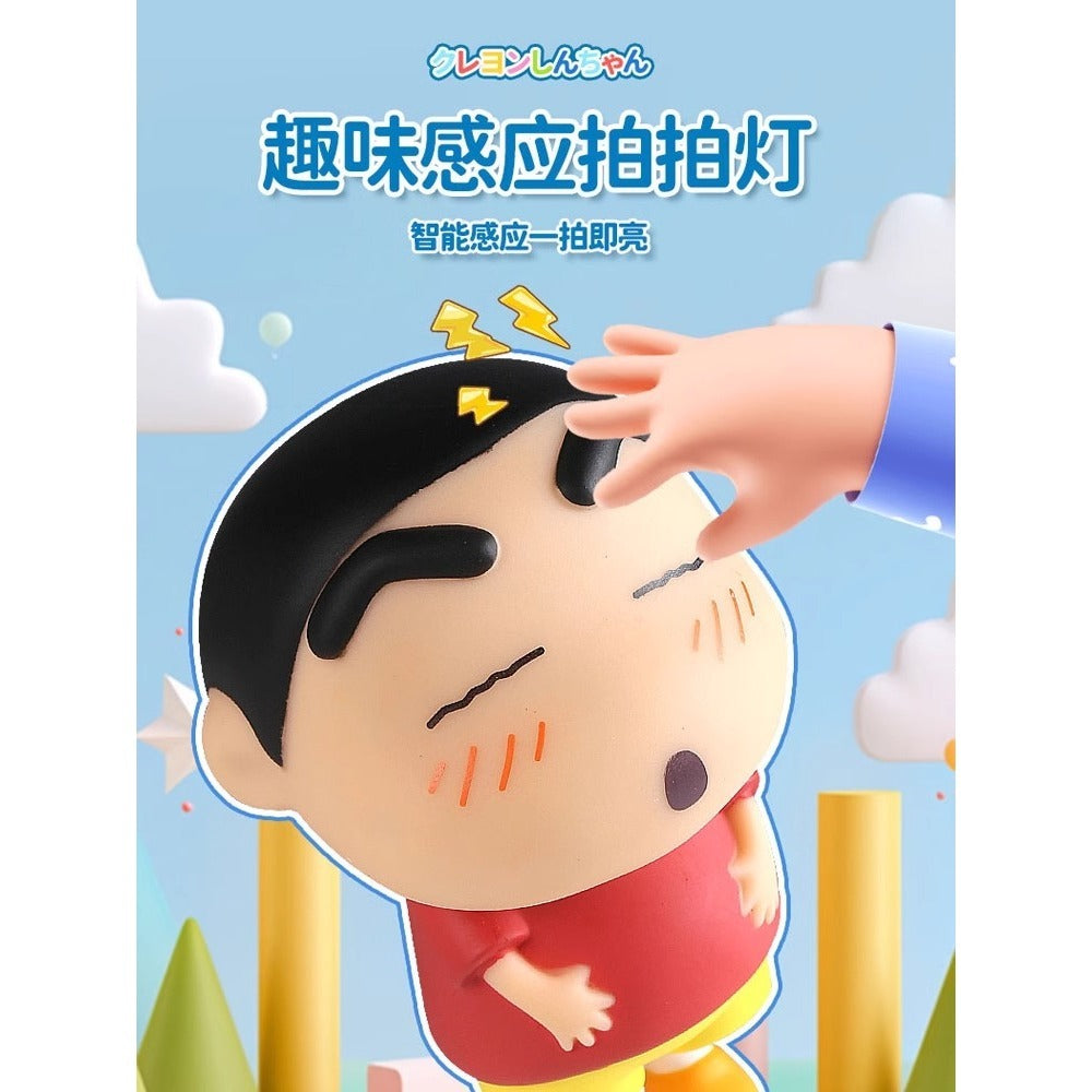 【魔卡丘】正版現貨 蠟筆小新 拍拍燈 小夜燈 需裝電池 小白 新之助 送禮 摩卡丘 療癒 送禮 氛圍燈 夜燈 商品圖片 1