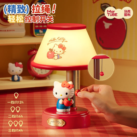 【馬克圖布】現貨 三麗鷗 KT貓 蘋果小夜燈 檯燈 氛圍燈 牀頭燈 蘋蘋安安 臥室 送禮 Hello Kitty 商品圖片 1