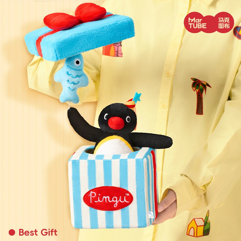 【馬克圖布】現貨 Pingu 驚喜禮盒 公仔 擺件 送禮 企鵝 伴手禮 商品圖片 1