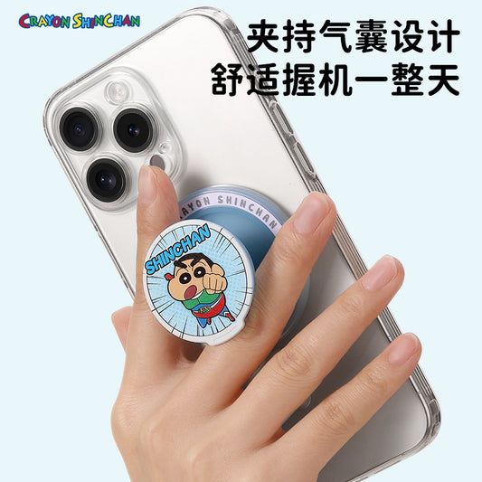 【洛克空間】現貨 蠟筆小新 boogie(波吉) 磁吸氣囊支架 手機支架 懶人支架 懶人立架 新之助 動感超人 商品圖片 1