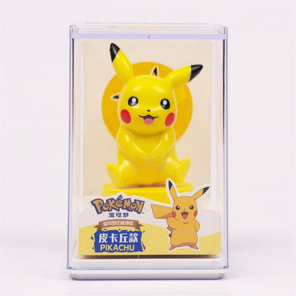 【冉紅】正版現貨 寶可夢 皮卡丘 傑尼龜 小火龍 印章 公仔 擺件 帶亞克力盒子 送禮 商品圖片 1