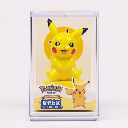 【冉紅】正版現貨 寶可夢 皮卡丘 傑尼龜 小火龍 印章 公仔 擺件 帶亞克力盒子 送禮 商品圖片 1