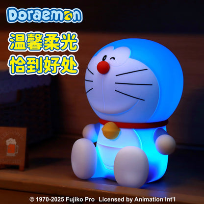 【洛克空間】現貨 哆啦A夢 小夜燈 氛圍燈 牀頭燈 新硅膠 拍拍燈 送禮 療癒 夜燈 擺件 哆啦a夢 商品圖片 1