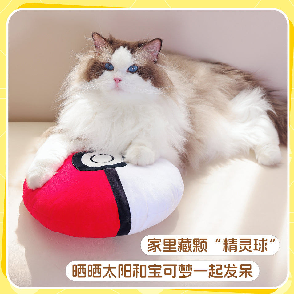 【覓嗷】正版現貨 寶可夢 抱枕 寵物 玩具 耐撕咬 送禮 精靈球 7-11同款 商品圖片 1