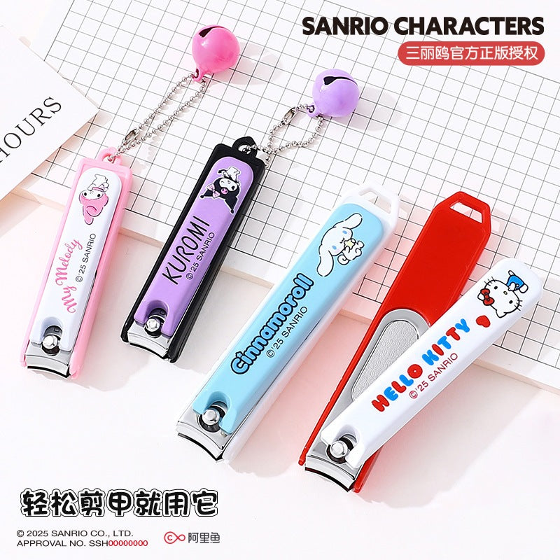 【包包寶】正版現貨 三麗鷗 指甲刀 庫洛米 指甲鉗 防飛濺 可愛卡通修腳指甲剪 凱蒂貓 小巧便攜 送禮 商品圖片 1