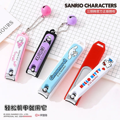 【包包寶】正版現貨 三麗鷗 指甲刀 庫洛米 指甲鉗 防飛濺 可愛卡通修腳指甲剪 凱蒂貓 小巧便攜 送禮 商品圖片 1