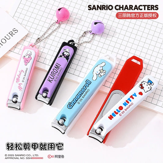 【包包寶】正版現貨 三麗鷗 指甲刀 庫洛米 指甲鉗 防飛濺 可愛卡通修腳指甲剪 凱蒂貓 小巧便攜 送禮 商品圖片 1