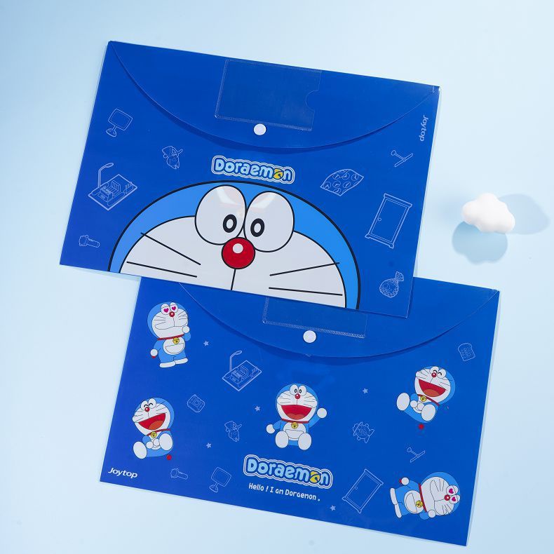 【香港悅木】正版現貨 哆啦A夢 A4文件袋 文件夾 資料夾 文具 資料袋 送禮 小叮噹 商品圖片 1