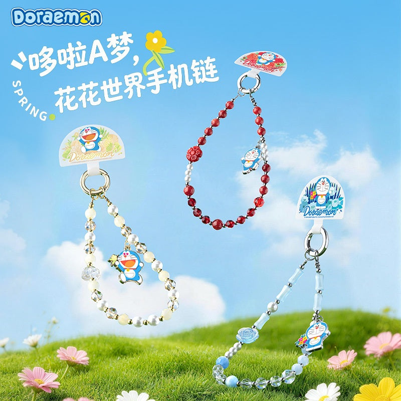 【洛克空間】正版現貨 哆啦A夢 手鏈 手機掛繩 手機鏈 掛飾 公仔 掛件 小叮噹 吊飾 療癒 送禮 商品圖片 1