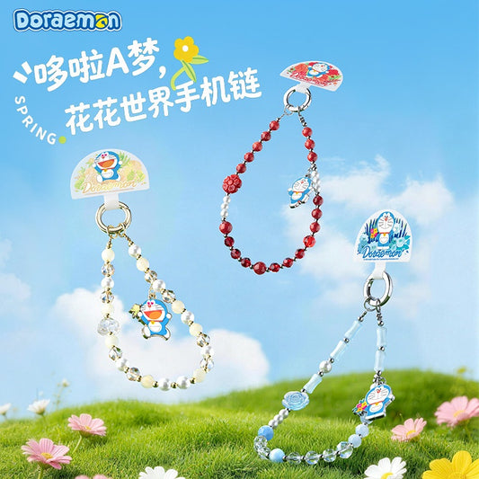 【洛克空間】正版現貨 哆啦A夢 手鏈 手機掛繩 手機鏈 掛飾 公仔 掛件 小叮噹 吊飾 療癒 送禮 商品圖片 1