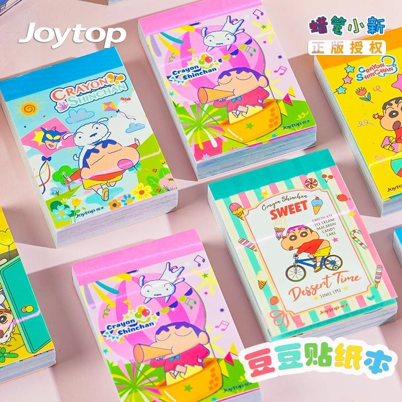 【香港悅木】正版現貨 蠟筆小新 豆豆貼紙 高顏值學生創意貼紙本 兒童diy貼紙 送禮 商品圖片 1
