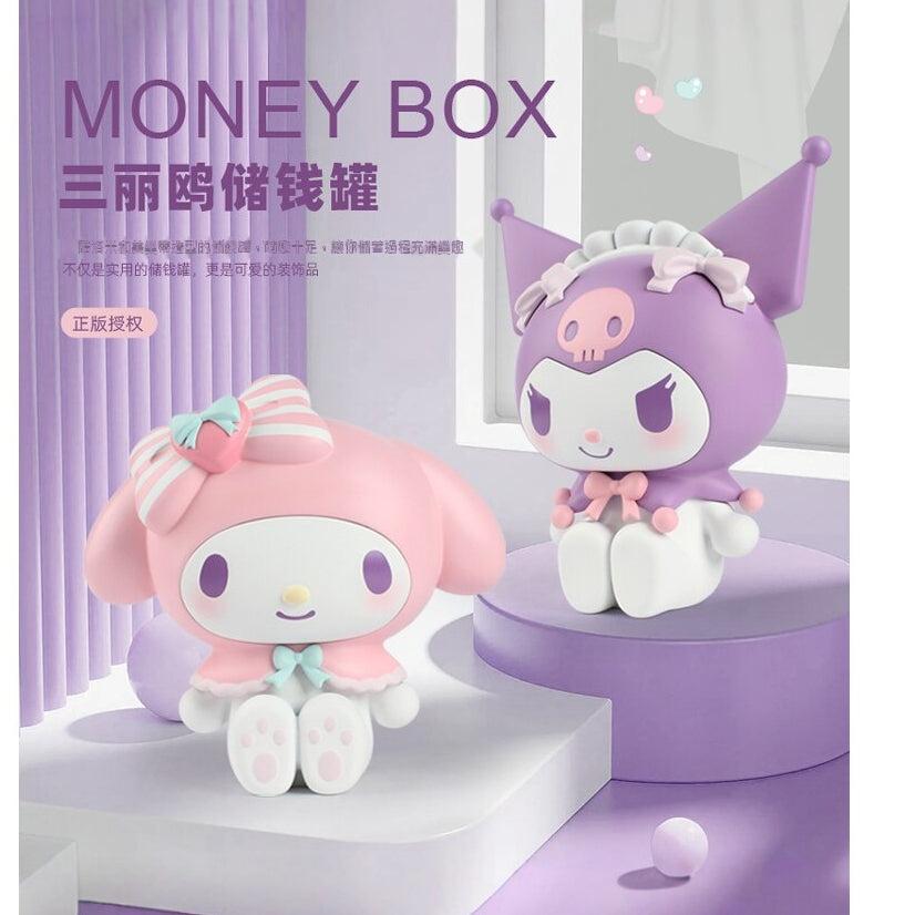 【冉紅】正版現貨 三麗鷗 庫洛米 存錢罐 公仔 擺件 20cm高 存錢筒 美樂蒂 送禮 商品圖片 1