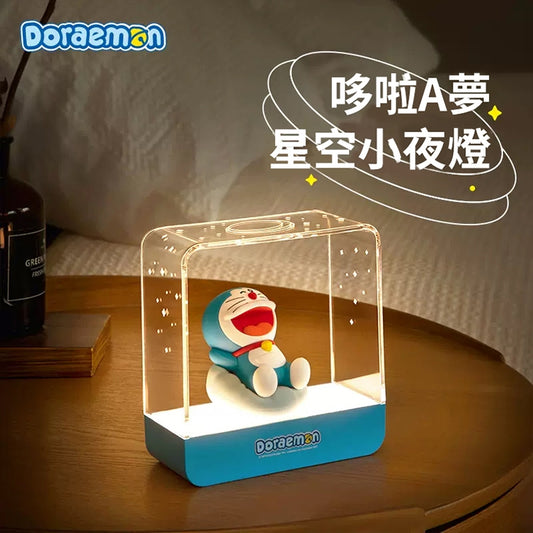 【洛克空間】現貨 哆啦A夢 星空磁吸夜燈 牀頭燈 叮當貓 小叮噹 氛圍燈 哆啦a夢 小夜燈 星空 Doraemon 商品圖片 1